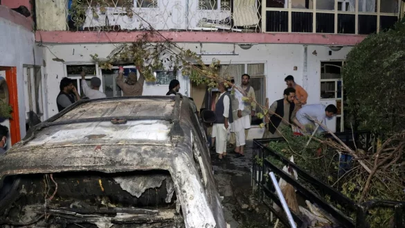 Zerst&ouml;rt - &copy; Foto: Khwaja Tawfiq Sediqi/AP/dpa