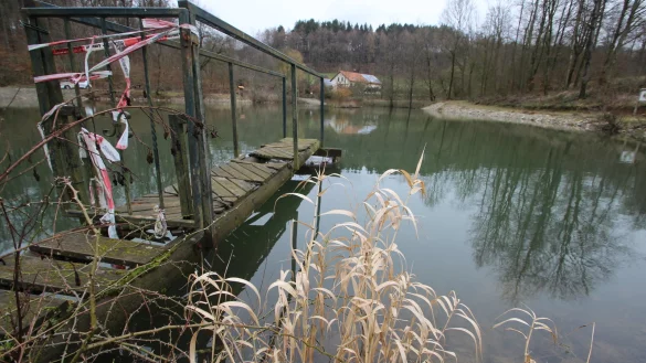 Im Dorfteich Schwelentrup ist wieder Wasser. Foto: Jens Rademacher - &copy; Jens Rademacher