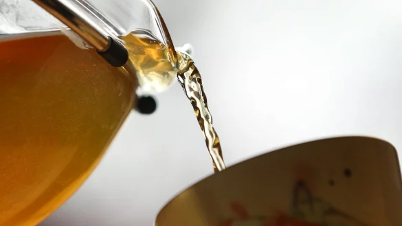 Gr&uuml;ner Tee - &copy; Foto: Karl-Josef Hildenbrand/dpa