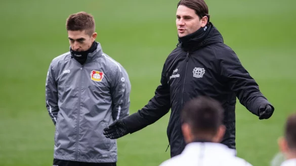 Bayer-Coach - &copy; Foto: Marius Becker/dpa