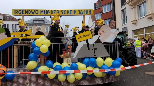 Februar 2023: Proteste gegen die Sanierung der Schießanlage. - © Archivfoto: Astrid Sewing