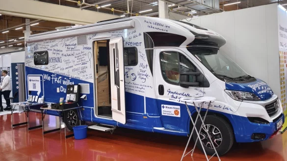 Mit dem neuen Pr&auml;ventionsmobil will das Blaue Kreuz zielgerichtete Aufkl&auml;rungsangebote leisten. - &copy; Blaues Kreuz Bad Salzuflen