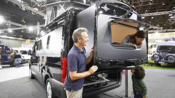 Kastenwagen James Cook bei der Messe Caravan Salon - &copy; Foto: Constanze Tillmann/Messe D&uuml;sseldorf/dpa-tmn