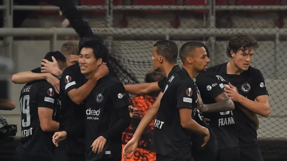 Olympiakos Pir&auml;us - Eintracht Frankfurt - &copy; Foto: Angelos Tzortzinis/dpa