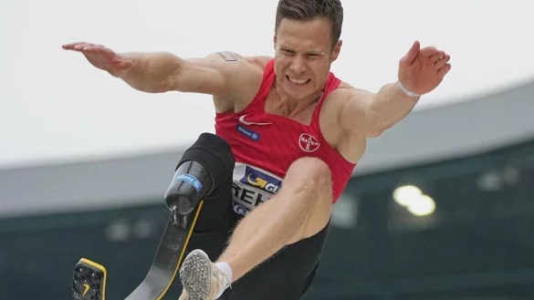 Paralympics-Sieger Markus Rehm - &copy; Foto: Michael Kappeler/dpa