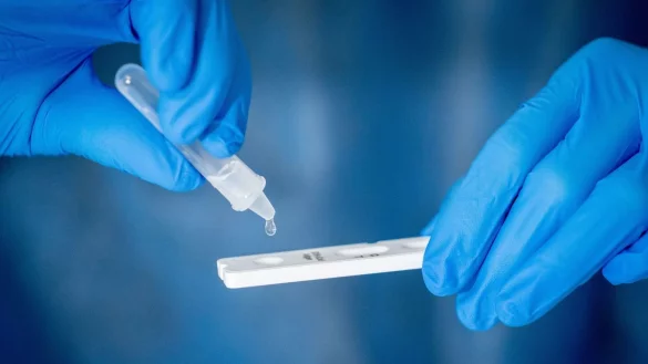 Erste Sonderzulassungen f&uuml;r Corona-Selbsttests - &copy; Foto: Kay Nietfeld/dpa