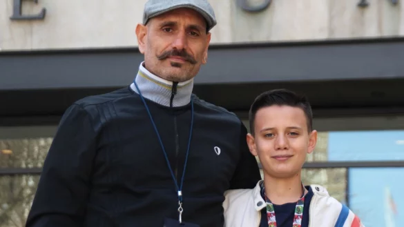 Bardia Gharib und Shahab Gharib - &copy; Foto: Christina Horsten/dpa