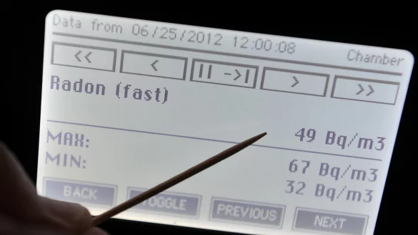 Radon - &copy; Foto: Hendrik Schmidt/dpa-Zentralbild/dpa