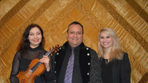 Gibt ein Konzert: das bekannte Rhapsody Trio. - &copy; Privat