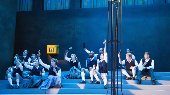 Gro&szlig;artige Inszenierung: Die "Meistersinger von N&uuml;rnberg" begeisterten das Publikum Im Landestheater. - &copy; Landestheater/Schomburg