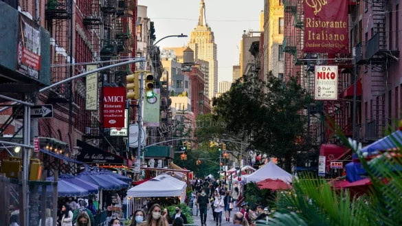New York vor dem erhofften Corona-Durchbruch - &copy; Foto: John Minchillo/AP/dpa