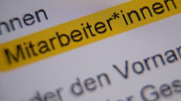 Wird das Gendern in amtlichen Dokumenten des Kreises Lippe verboten? - &copy; Sebastian Gollnow/dpa/dpa-tmn