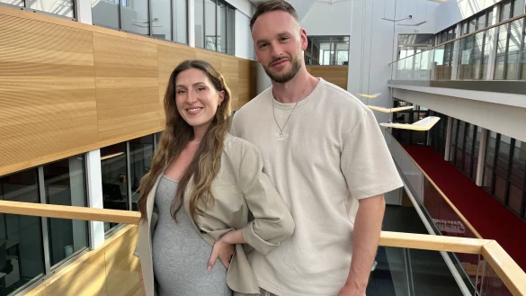 Eleni und Maurice sind beide als Fitnessstars bei YouTube unterwegs. Vor allem Eleni erreicht mit ihren Videos Millionen Menschen weltweit. - © Till Brand