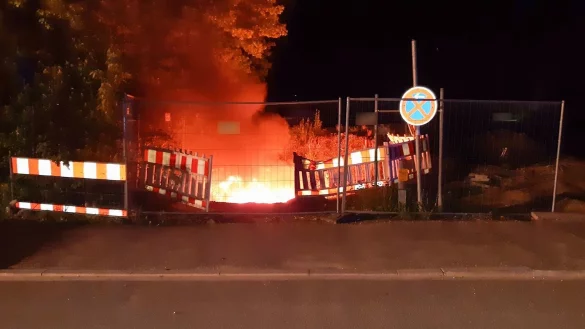 Kabelbrand - &copy; Foto: ---/Feuerwehr M&uuml;nchen/dpa