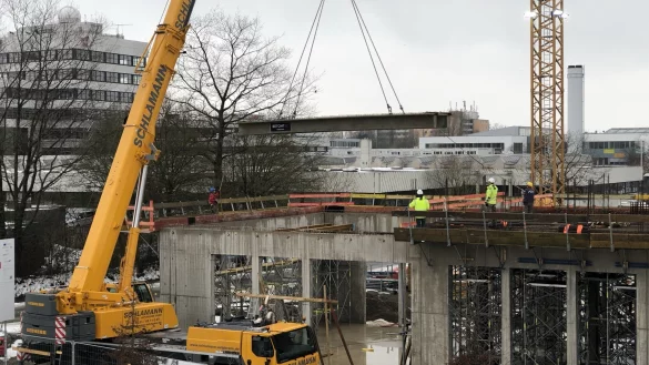 Am Innovation Spin werden die Decken angeliefert. - © Till Brand