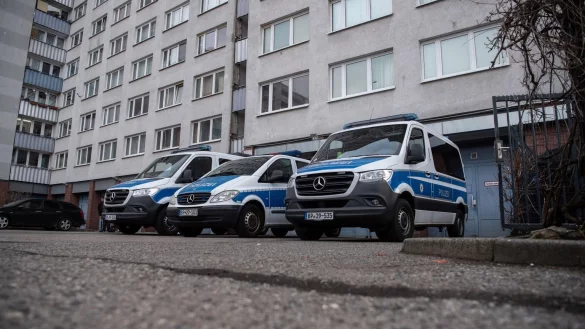 Razzia gegen Schleuser in Berlin - &copy; Foto: Paul Zinken/dpa-Zentralbild/dpa