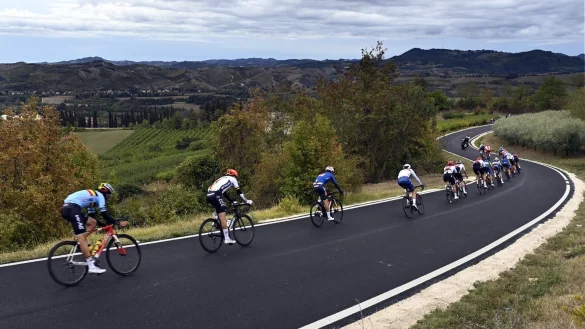 Radsport-WM in Imola - &copy; Foto: Eric Lalmand/BELGA/dpa