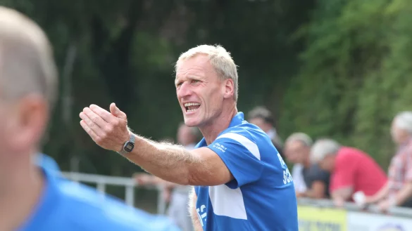 Trainer von Fortuna Schlangen: Werner Koch. - &copy; Sebastian Lucas