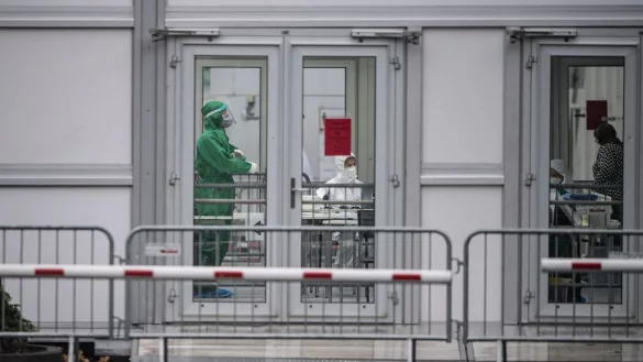 Corona-Tests - &copy; Foto: Guido Kirchner/dpa