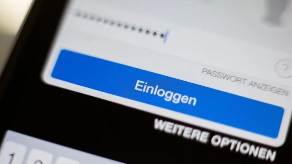 Passwort-Eingabe - &copy; Foto: Lukas Schulze