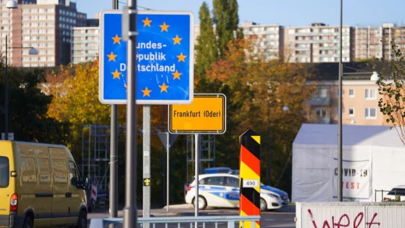 Grenze zu Polen - &copy; Foto: J&ouml;rg Carstensen/dpa