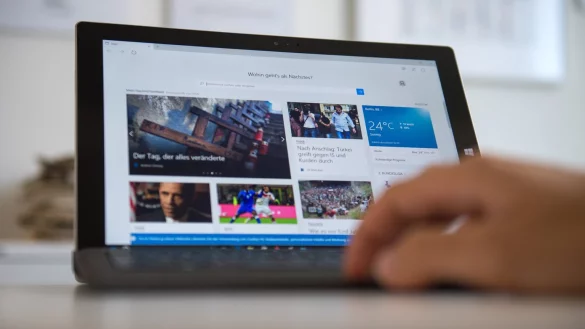 Microsoft Edge - &copy; Foto: Andrea Warnecke/dpa-tmn/dpa