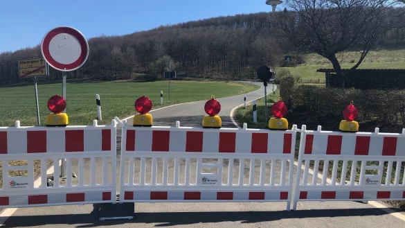 Die Zufahrt zum K&ouml;terberg ist geschlossen. - &copy; Silke Buhrmester