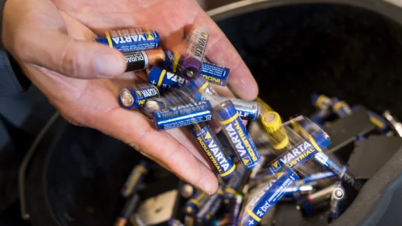 Sammelbox f&uuml;r Batterien - &copy; Foto: Franziska Gabbert