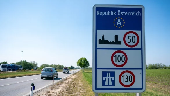 Grenze - &copy; Foto: Georg Hochmuth/APA/dpa