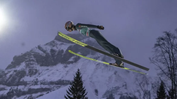 Skispringen - &copy; Foto: Urs Flueeler/KEYSTONE/dpa