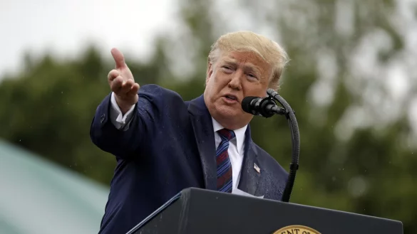 US-Pr&auml;sident Trump - &copy; Foto: Evan Vucci/AP/dpa