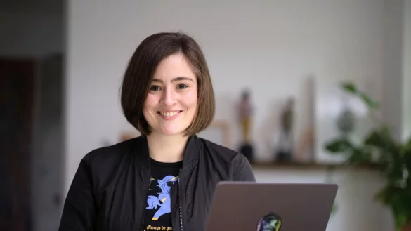 Julia Eisentraut aus Lippe ist für die Grünen Mitglied im Düsseldorfer Landtag – und nun auch Vize-Fraktionschefin. - © Antonia Justus