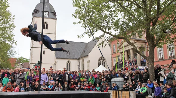 Das Stra&szlig;entheater-Festival im Mai 2016. - &copy; Vera Gerstendorf-Welle
