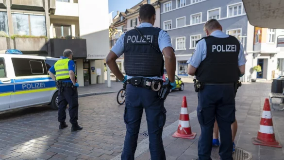 Grenze zur Schweiz - &copy; Foto: Georgios Kefalas/KEYSTONE/dpa