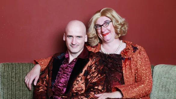 Christoph Domke alias Emmi und Christian Willner alias Willnowsky. - &copy; Gesa Simons