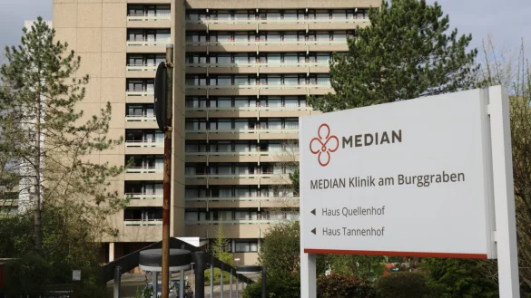 In der Median Klinik am Burggraben an der Alten Vlothoer Stra&szlig;e wird eine pneumologische Spezial-Reha f&uuml;r genesene Corona-Patienten  bereits angeboten. - &copy; Alexandra Schaller