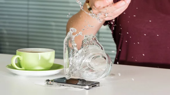 iPhone-Wasserschaden - &copy; Foto: Franziska Gabbert