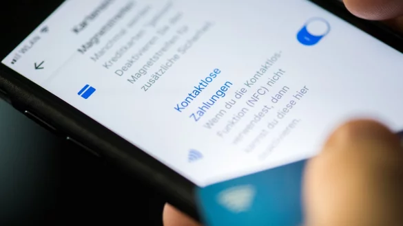 Deaktivierung der Kontaktlos-Bezahlfunktion - &copy; Foto: Franziska Gabbert