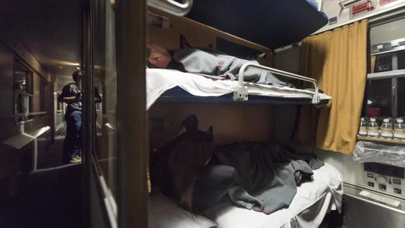 Schlafwagen des Nightjets - &copy; Foto: Christian Beutler/KEYSTONE