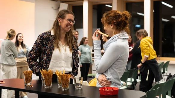 Bei der Auftaktveranstaltung zum F&ouml;rderprogramm Exist-Women konnten m&ouml;gliche Gr&uuml;nderinnen mit Expertinnen in den Austausch treten. - &copy; TH OWL