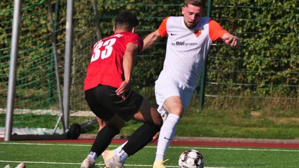 Posts Julian Jobstmeier ist pfeilschnell. - © Jörg Hagemann