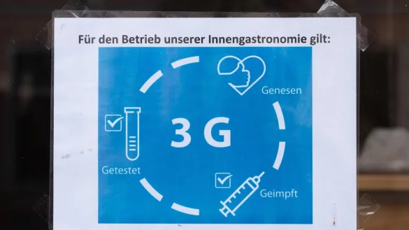 Geimpft, genesen, getestet - &copy; Foto: Sebastian Kahnert/dpa-Zentralbild/dpa