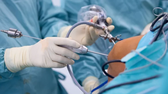 Knieoperation - &copy; Foto: Sven Hoppe/dpa