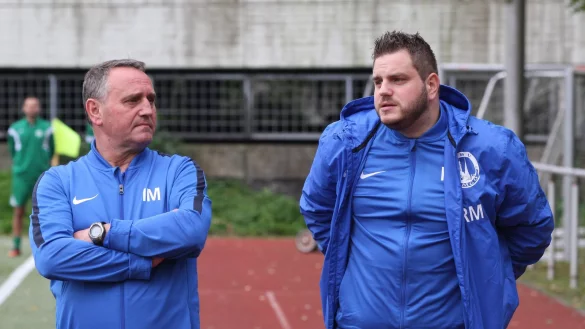 Trainer des TBV Lemgo II: Ivan (links) und "Co" Robert Maros. - &copy; Sebastian Lucas(LZ)