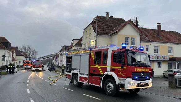 Einsatz an der Stauffenbergstra&szlig;e. - &copy; Feuerwehr Lage