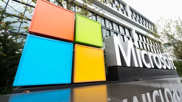 Microsoft - &copy; Foto: Matthias Balk/dpa