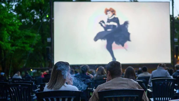 Berlin - Freiluftkino Kreuzberg - &copy; Foto: Bernd von Jutrczenka/dpa