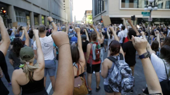 Protest - &copy; Foto: Julio Cortez/AP/dpa