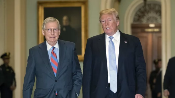 McConnell und Trump - &copy; Foto: J. Scott Applewhite/AP/dpa