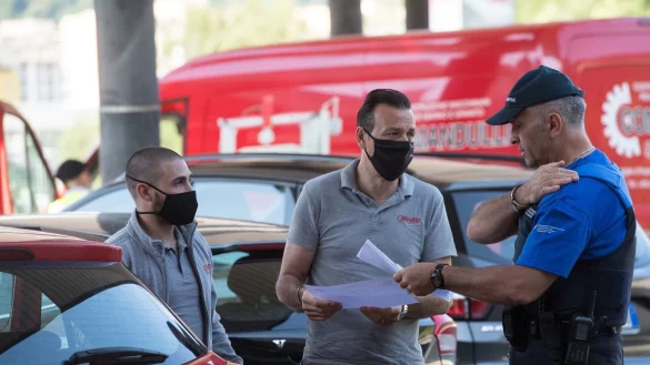 Grenzkontrollen Italien - &copy; Foto: Alessandro Crinari/KEYSTONE/Ti-Press/dpa